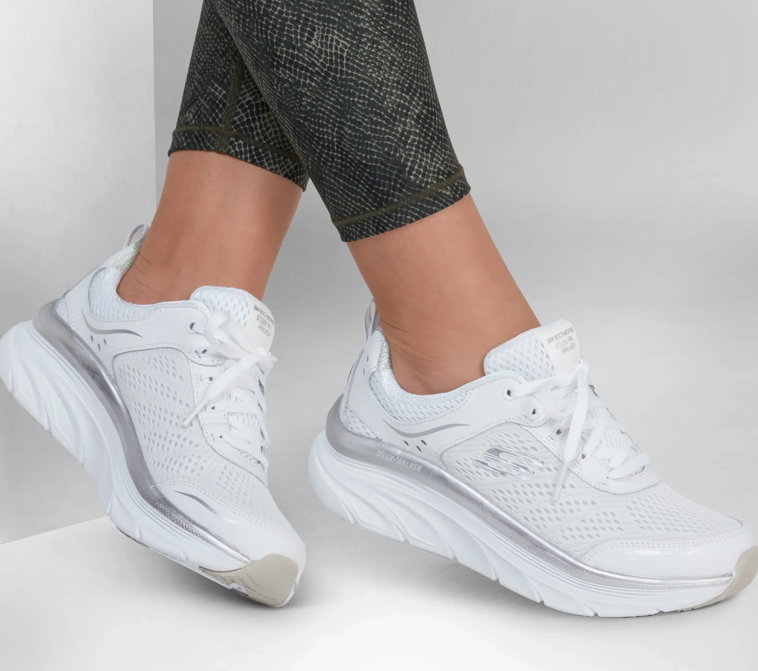 SKECHERS Relaxed Fit: D'Lux Walker - Infinite Motion>Mujer Con Cordones|Zapatillas De Deporte