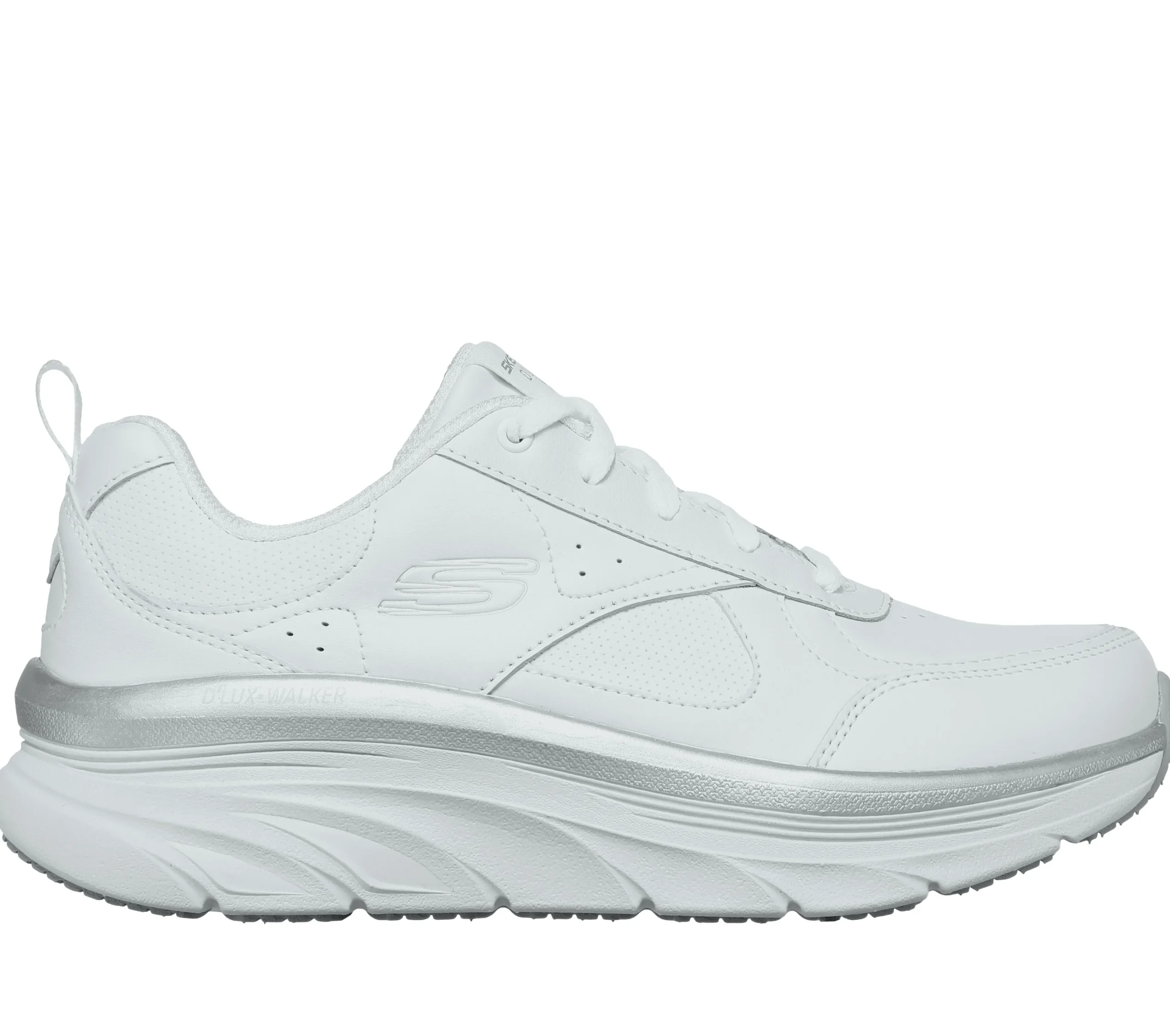 SKECHERS Relaxed Fit: D'Lux Walker - Timeless Path>Mujer Con Cordones|Zapatillas De Deporte