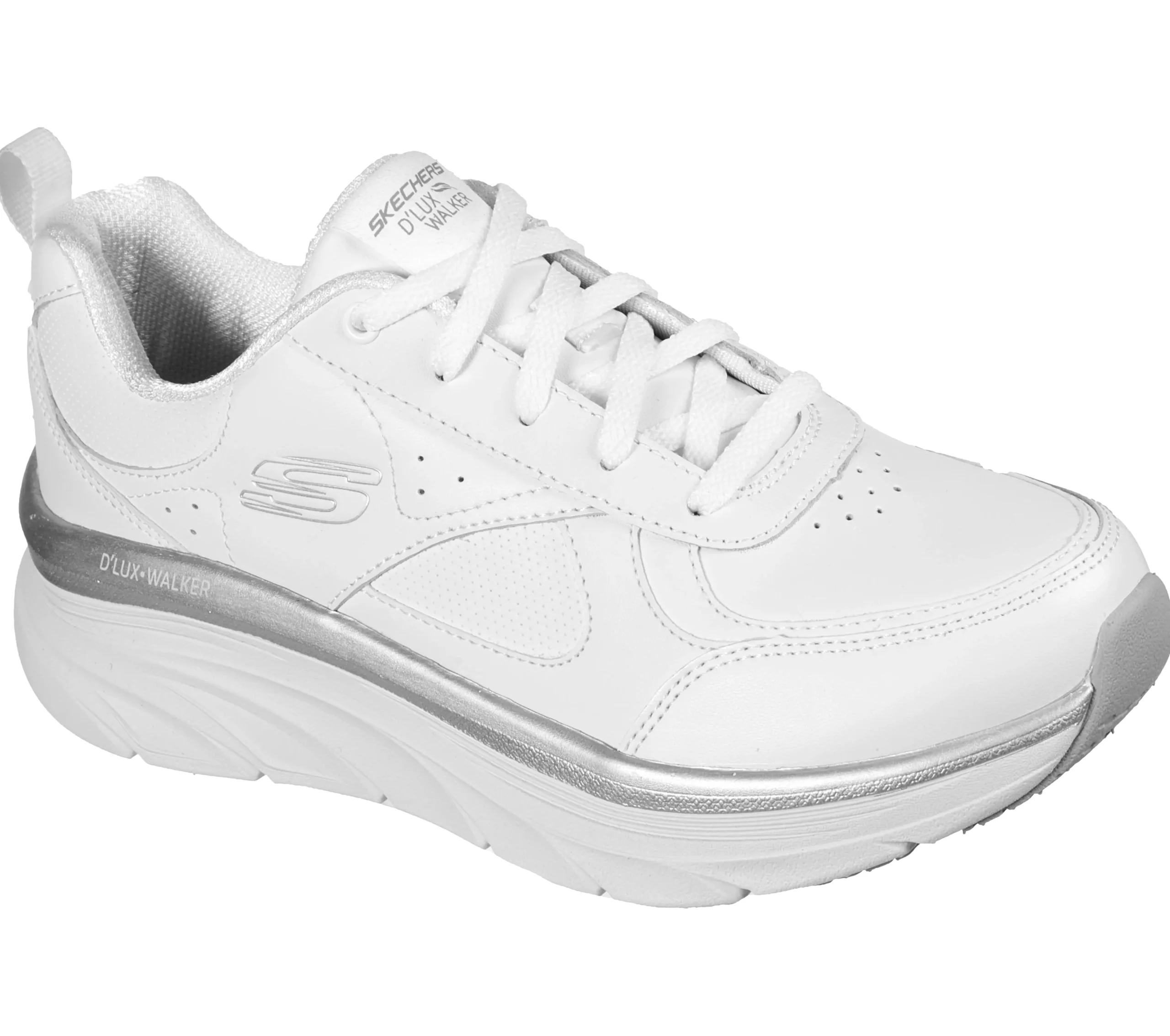 SKECHERS Relaxed Fit: D'Lux Walker - Timeless Path>Mujer Con Cordones|Zapatillas De Deporte