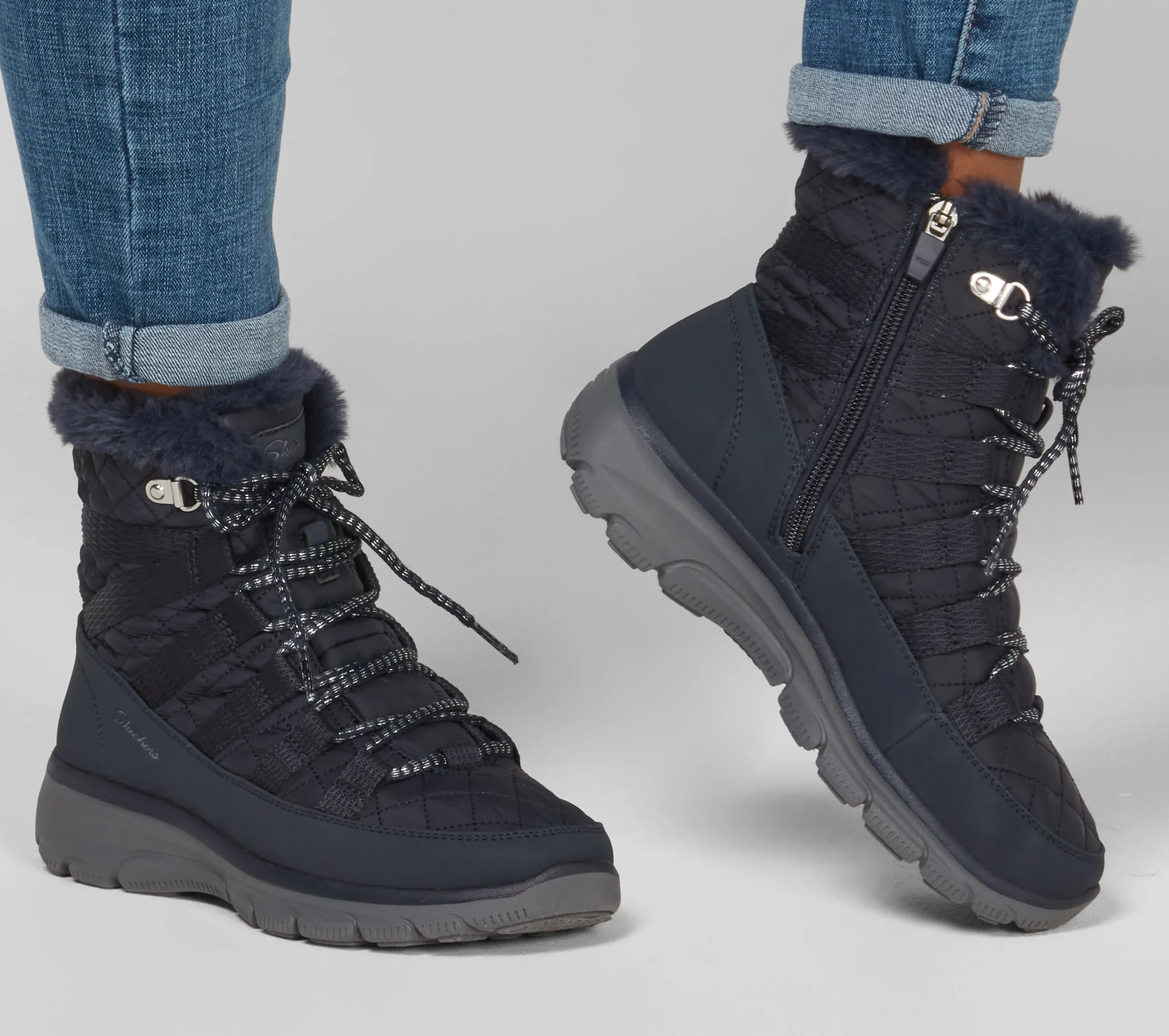 SKECHERS Relaxed Fit: Easy Going - Moro Street>Mujer Botas