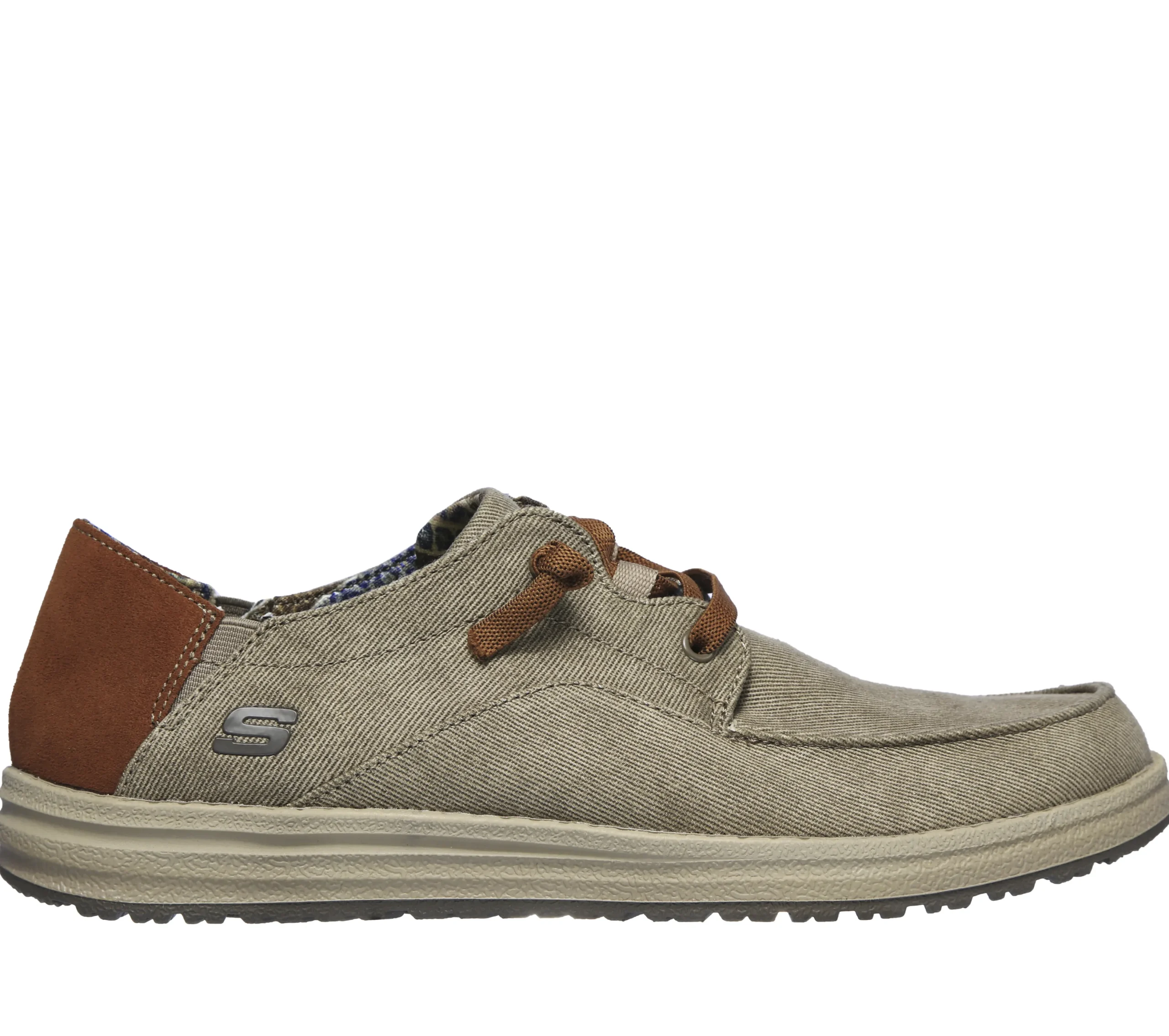 SKECHERS Relaxed Fit: Melson - Planon>Hombre Calzado De Lona|Sin Cordones