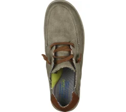 SKECHERS Relaxed Fit: Melson - Planon>Hombre Calzado De Lona|Sin Cordones