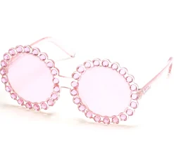 SKECHERS Round Rhinestone Sunglasses>Niños Gafas De Sol|Gafas De Sol