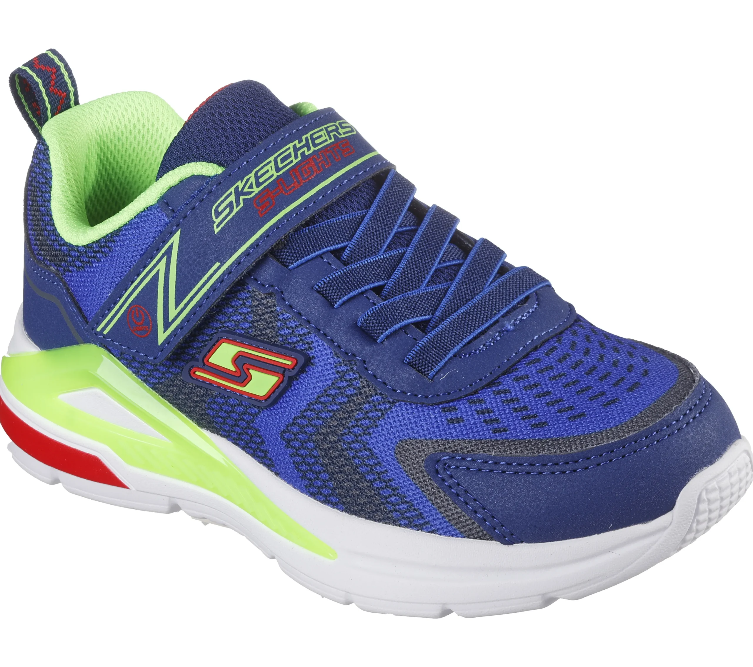SKECHERS S Lights: Tri-Namics>Niños Sin Cordones|Con Luces