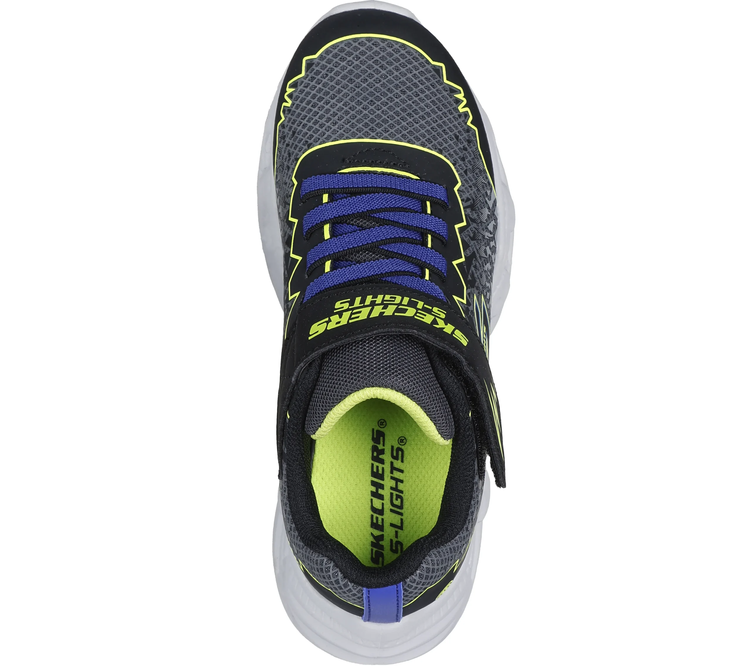 SKECHERS S Lights: Vortex 2.0 - Zorento>Niños Sin Cordones|Con Luces