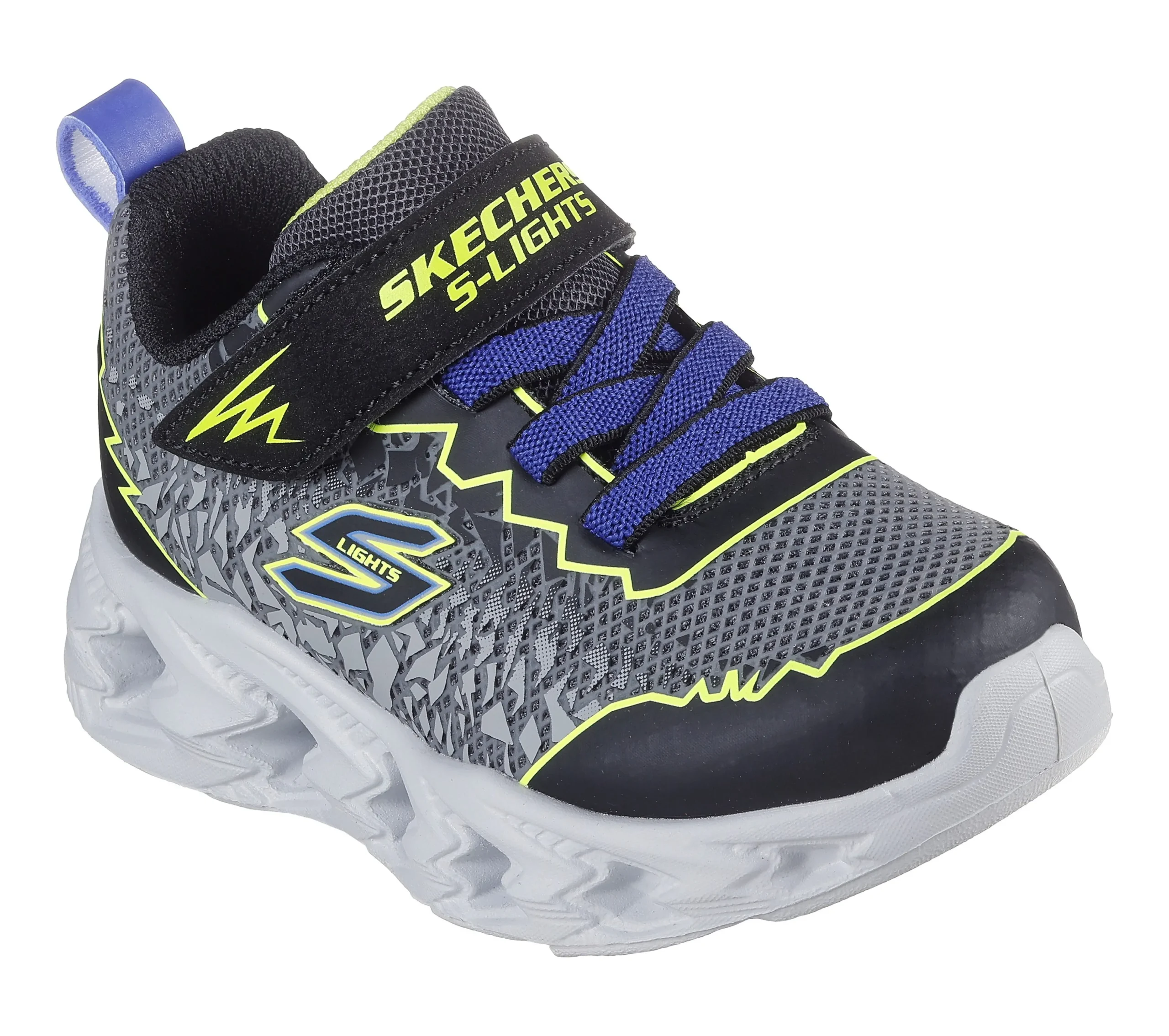 SKECHERS S Lights: Vortex 2.0 - Zorento>Niños Sin Cordones|Con Luces