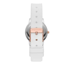 SKECHERS Scalloped Bezel White Watch>Mujer Relojes|Accesorios