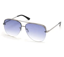 SKECHERS Semi-Rimless Metal Aviator> Gafas De Sol