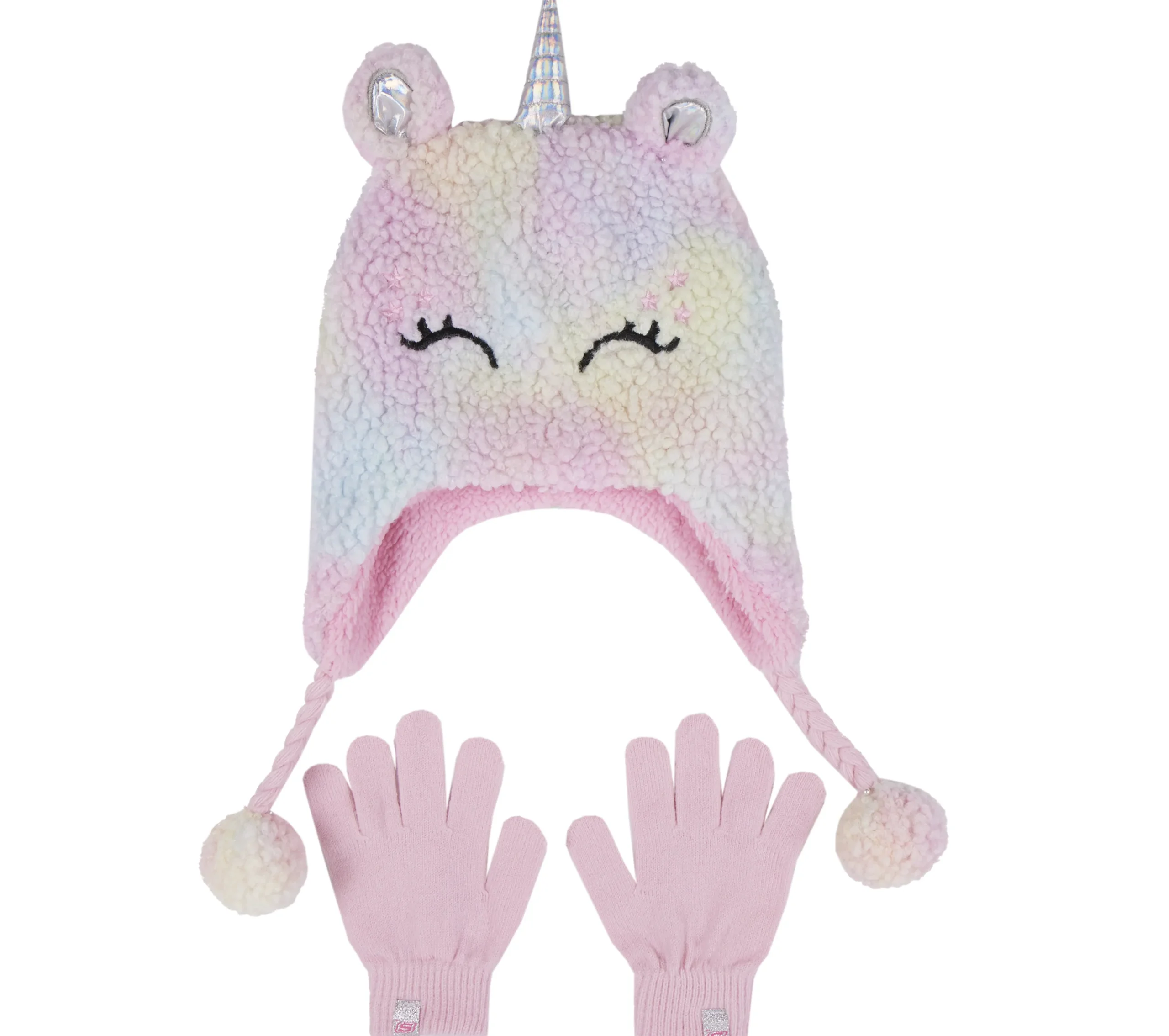 SKECHERS Sherpa Unicorn Hat And Glove Set>Niños Gorras|Gorras
