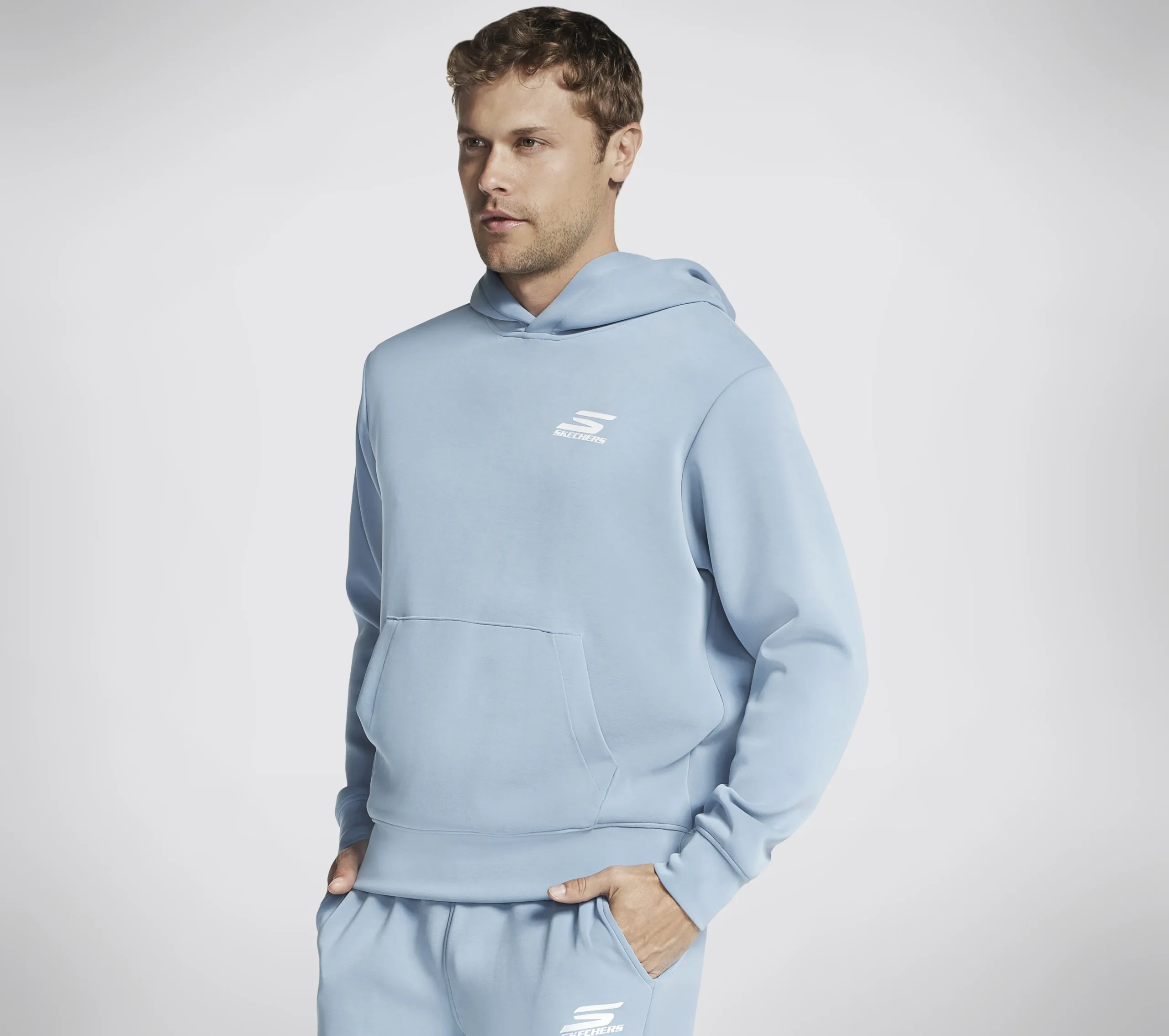 SKECHERS Skech Cloud Elevate Hoodie>Hombre Partes De Arriba|Partes De Arriba