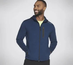SKECHERS Skech Cloud Thermal Full Zip Hoodie>Hombre Partes De Arriba|Partes De Arriba