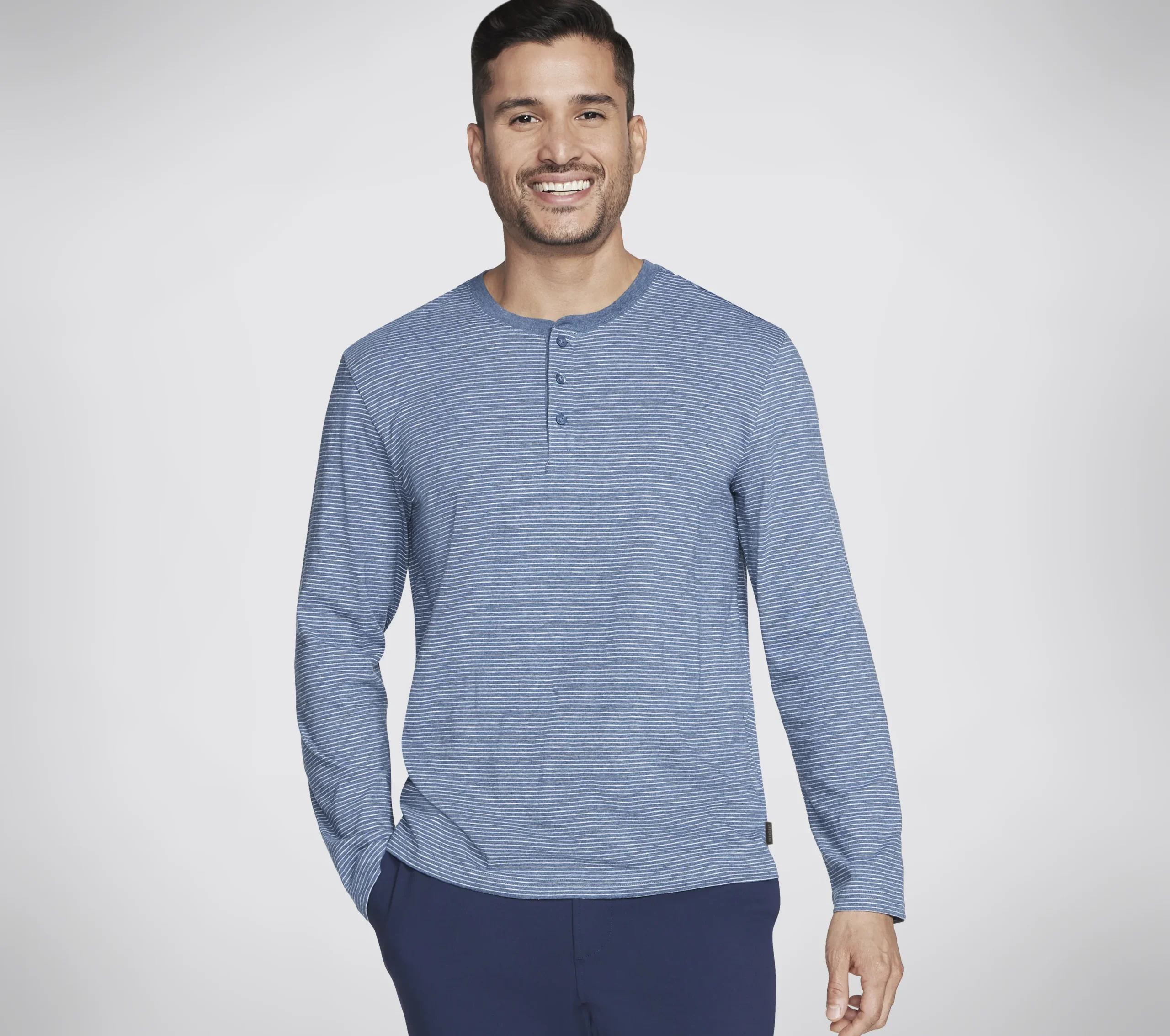 SKECHERS Skech Jersey Henley>Hombre Partes De Arriba|Partes De Arriba