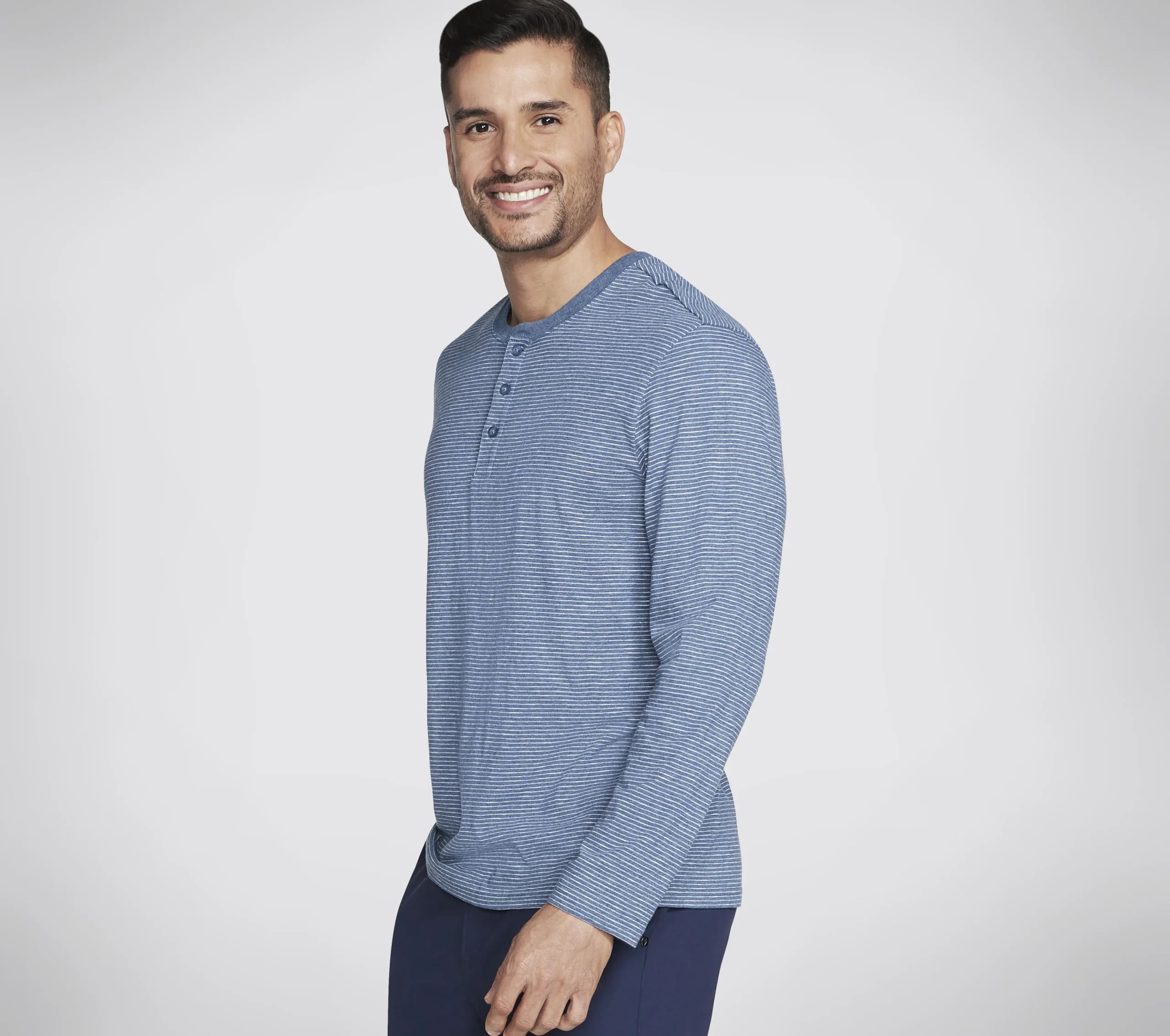 SKECHERS Skech Jersey Henley>Hombre Partes De Arriba|Partes De Arriba