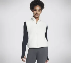 SKECHERS Skech Sherpa Cropped Vest>Mujer Tops Y Partes De Arriba|Tops Y Partes De Arriba
