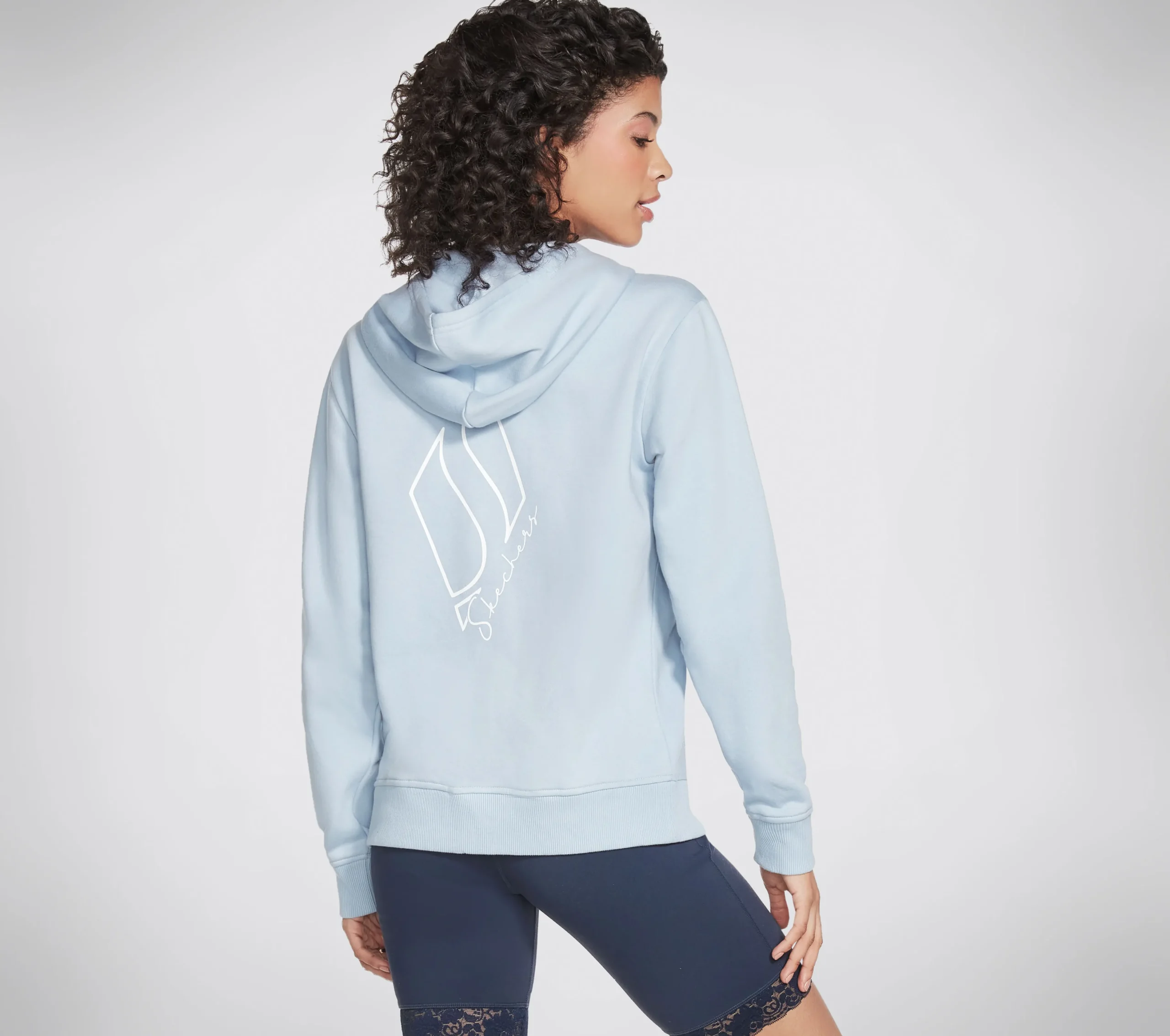 SKECHERS Apparel Diamond Crown Front Zip Hoodie>Mujer Tops Y Partes De Arriba|Tops Y Partes De Arriba
