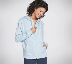 SKECHERS Apparel Diamond Crown Front Zip Hoodie><noscript><img width=