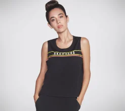 SKECHERS Apparel Festive Mesh Tank Top>Mujer Tops Y Partes De Arriba|Tops Y Partes De Arriba