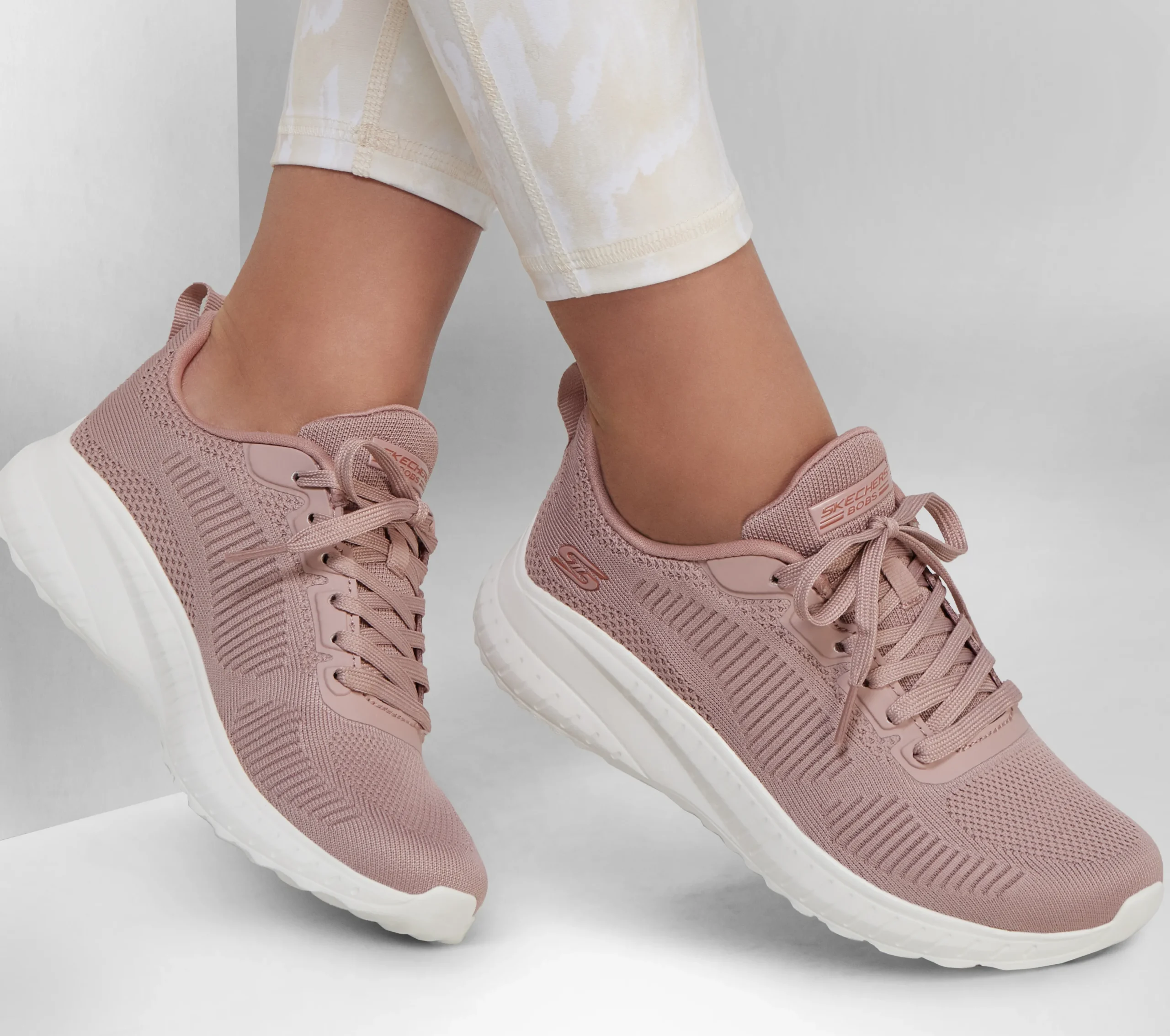 SKECHERS BOBS Sport Squad Chaos - Face Off>Mujer Con Cordones