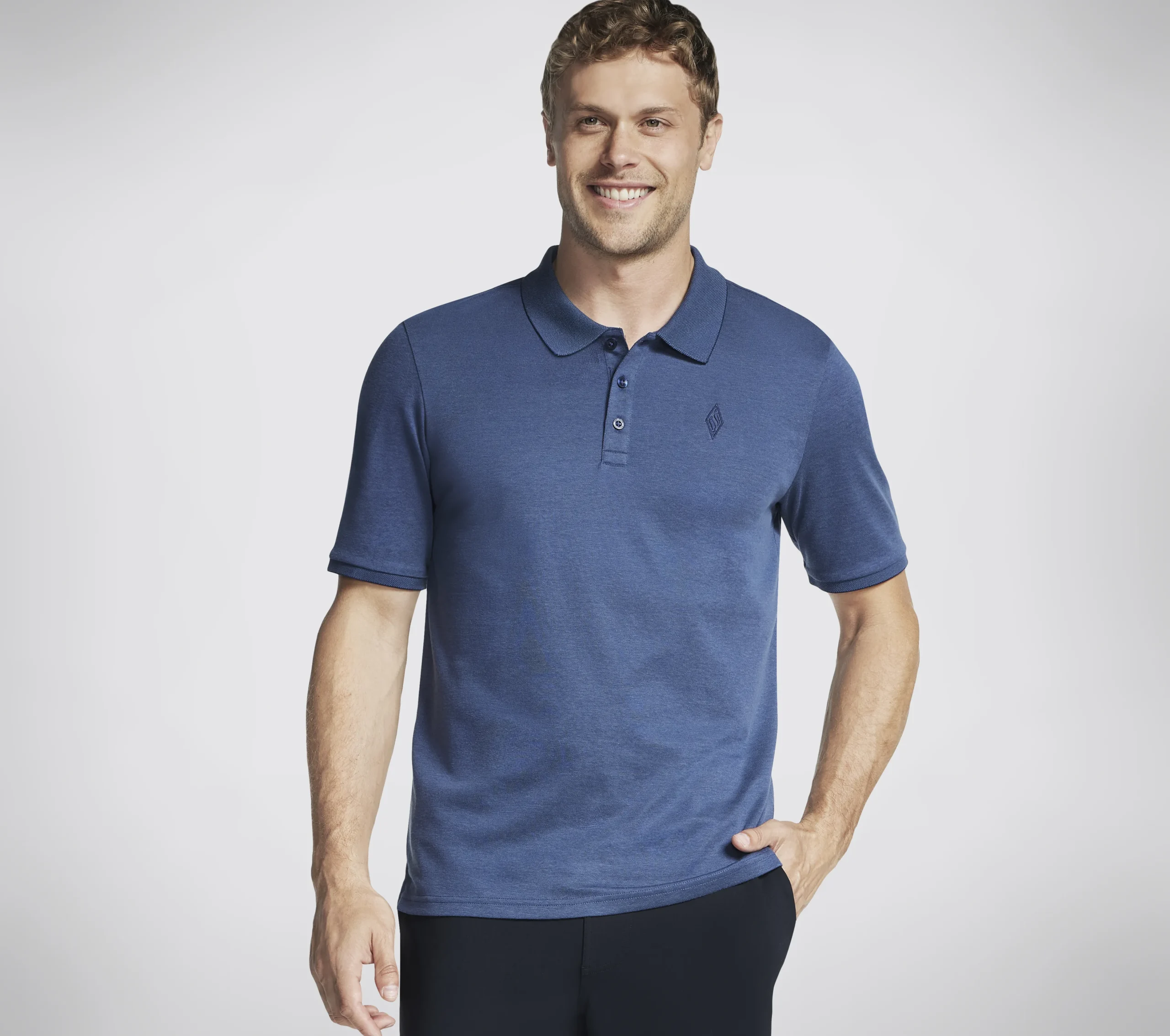 SKECHERS Off Duty Polo>Hombre Partes De Arriba|Partes De Arriba