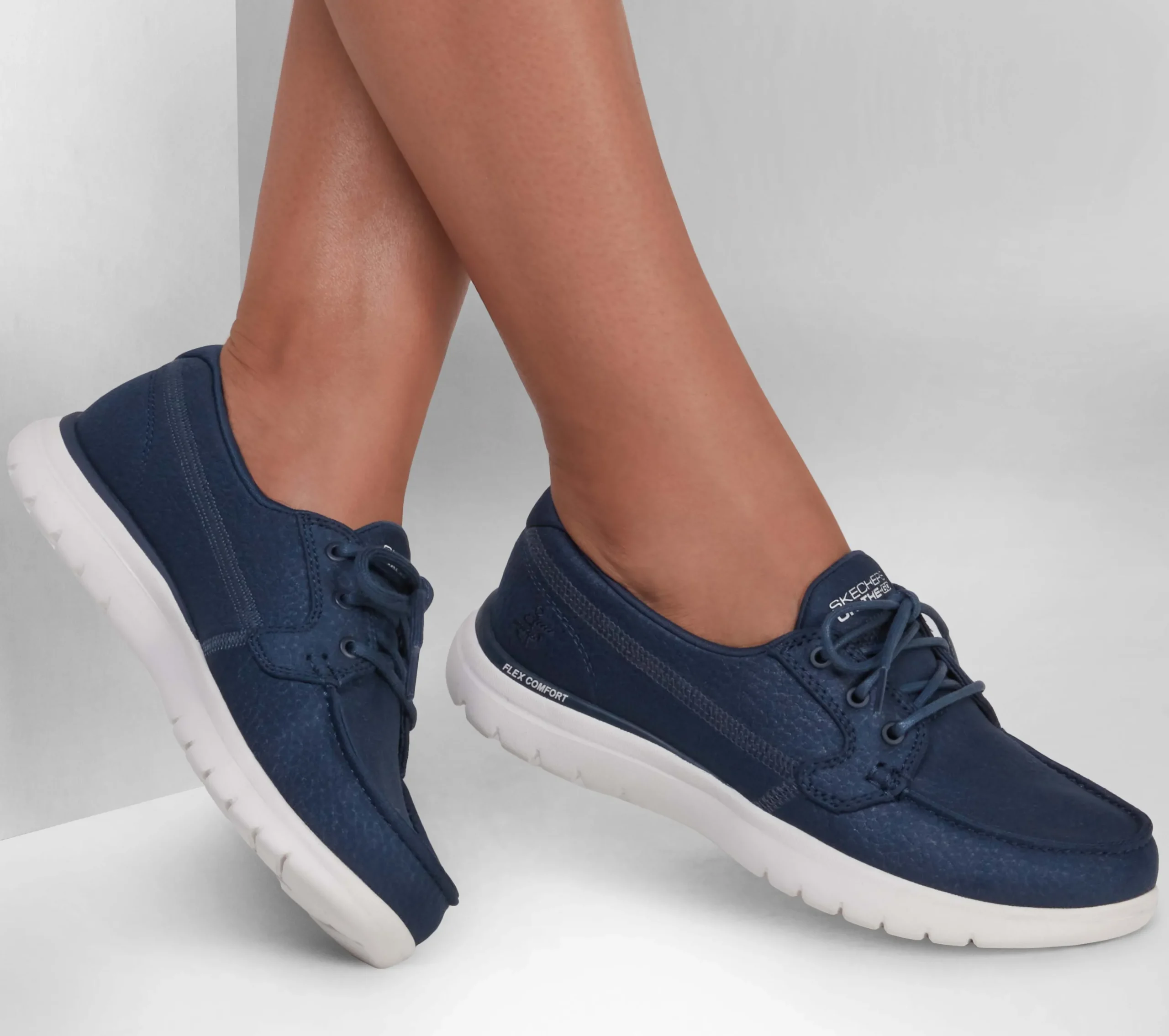 SKECHERS On The GO Flex - Un Mar>Mujer Con Cordones|Náuticos