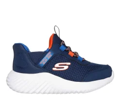SKECHERS Slip-ins: Bounder - Brisk-Burst>Niños Zapatillas