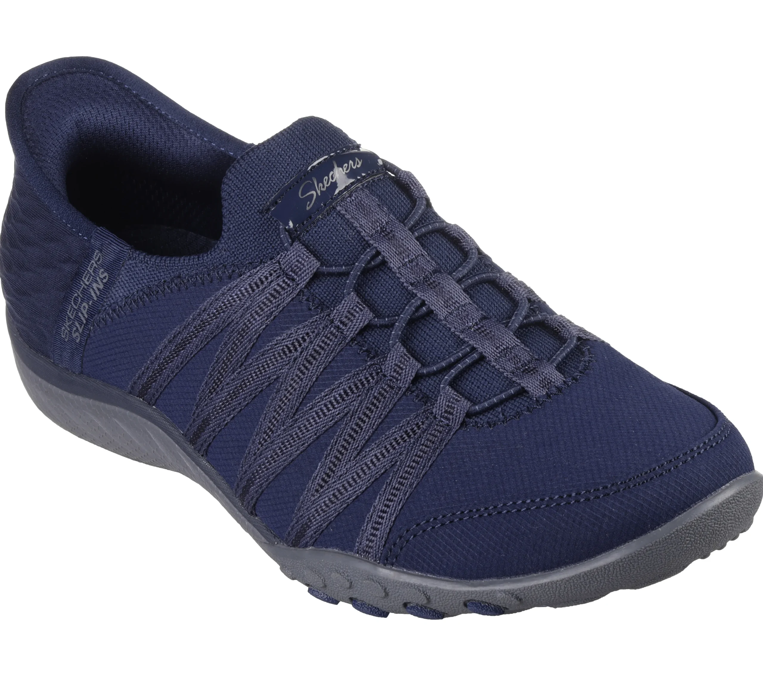 SKECHERS Slip-ins: Breathe-Easy - Roll-With-Me>Mujer Sin Cordones|Hands Free Slip-Ins