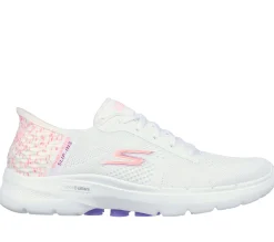 SKECHERS Slip-Ins: GO WALK 6 - Vivid Idea>Mujer Sin Cordones|Hands Free Slip-Ins