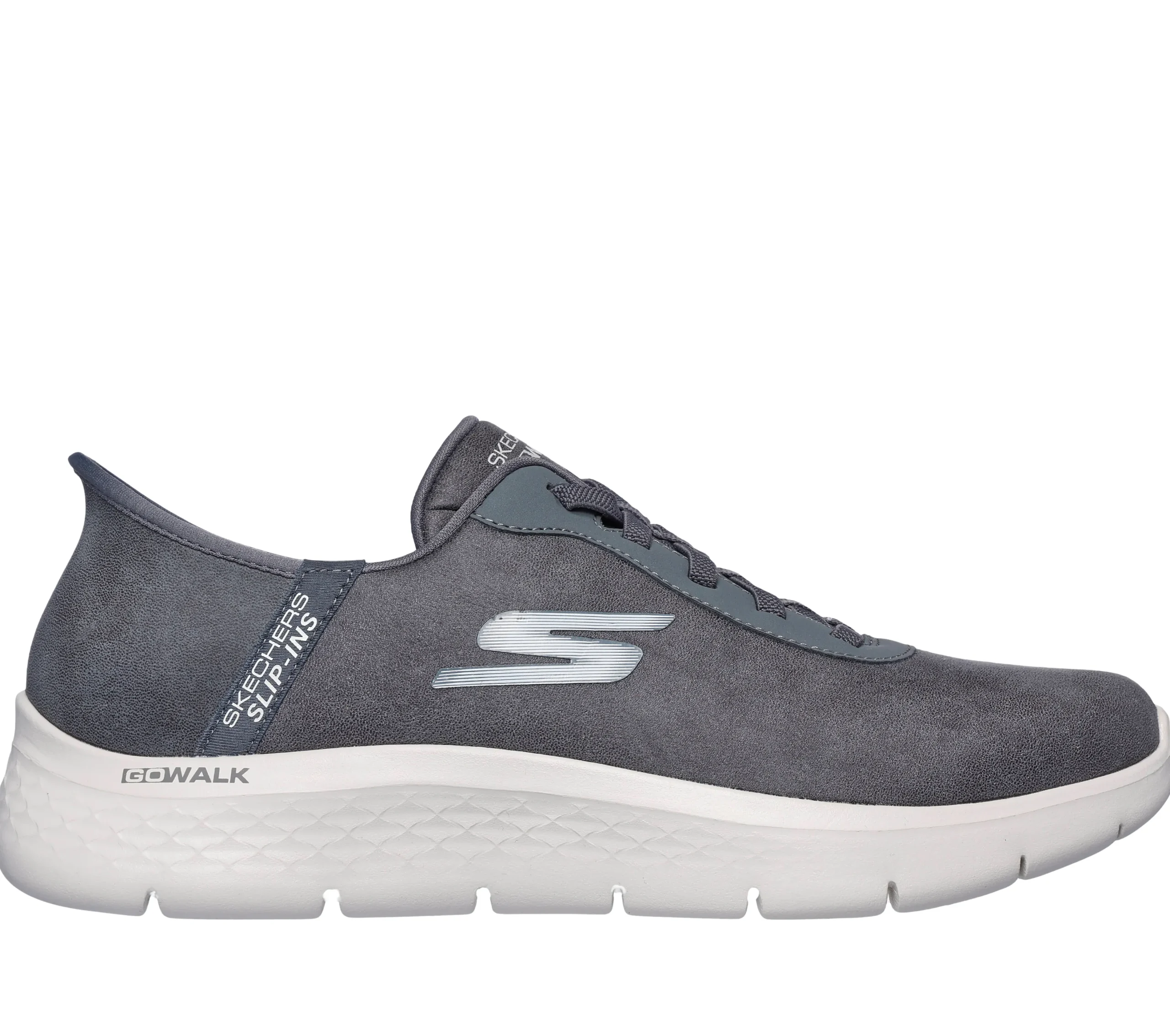 SKECHERS Slip-ins: GO WALK Flex - Smooth Motion>Hombre Sin Cordones|Hands Free Slip-Ins