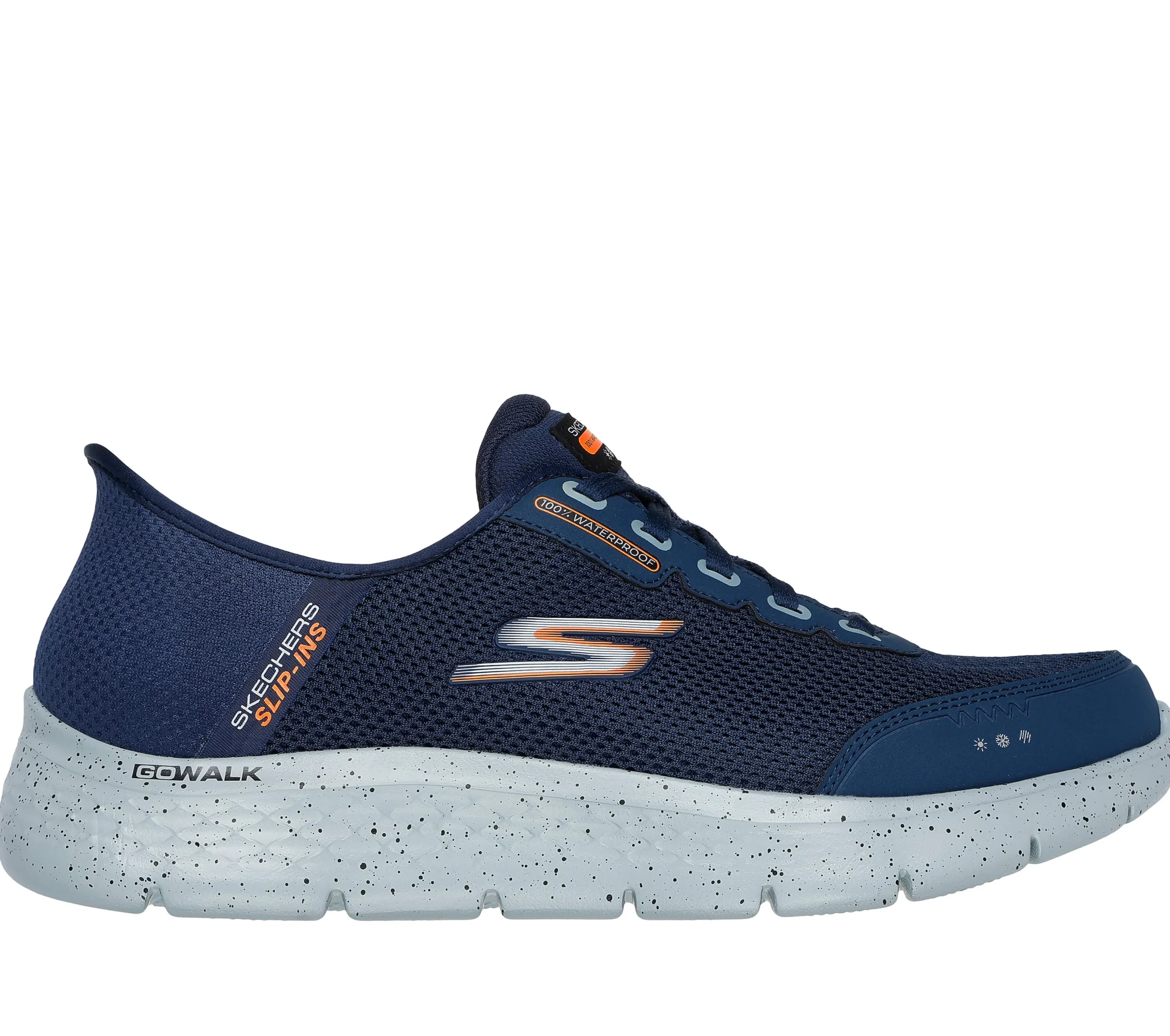 SKECHERS Slip-ins: GO WALK Flex - Waterproof>Hombre Sin Cordones|Hands Free Slip-Ins