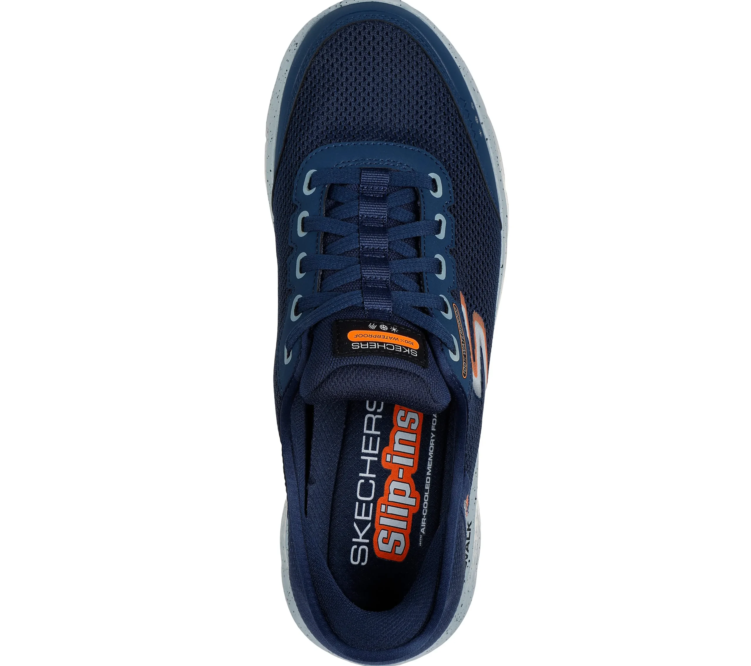 SKECHERS Slip-ins: GO WALK Flex - Waterproof>Hombre Sin Cordones|Hands Free Slip-Ins