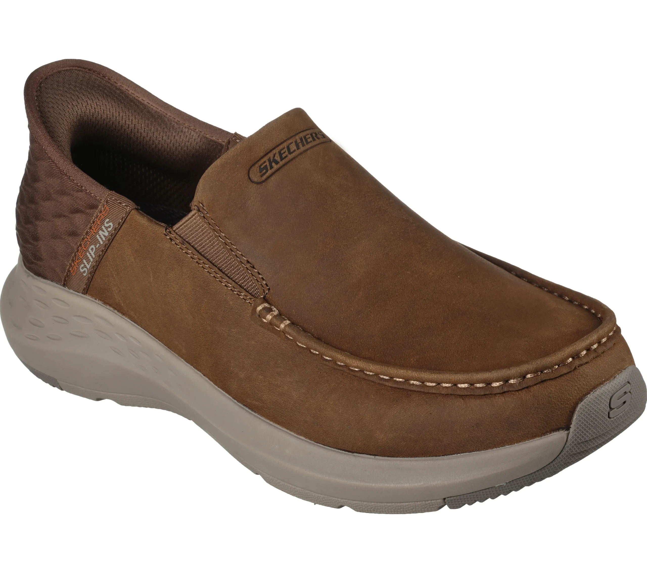 SKECHERS Slip-ins Relaxed Fit: Parson - Oswin>Hombre Sin Cordones|Hands Free Slip-Ins
