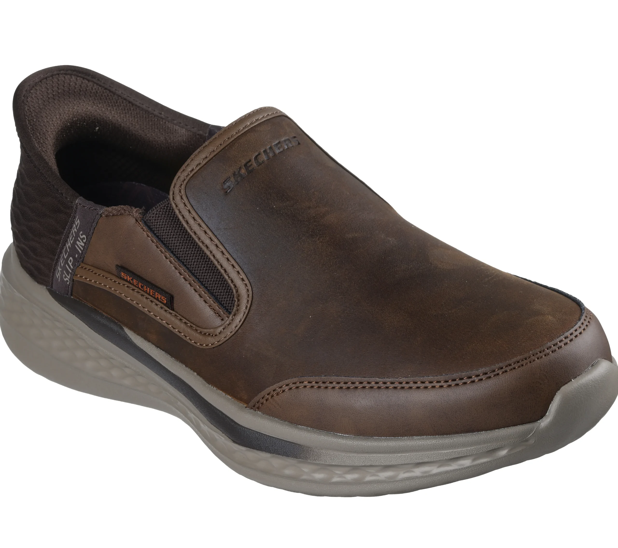 SKECHERS Slip-ins Relaxed Fit: Slade - Cooper>Hombre Zapatos Casual|Sin Cordones