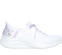SKECHERS Slip-ins: Ultra Flex 3.0 - Shining Glitz>Mujer Sin Cordones|Hands Free Slip-Ins