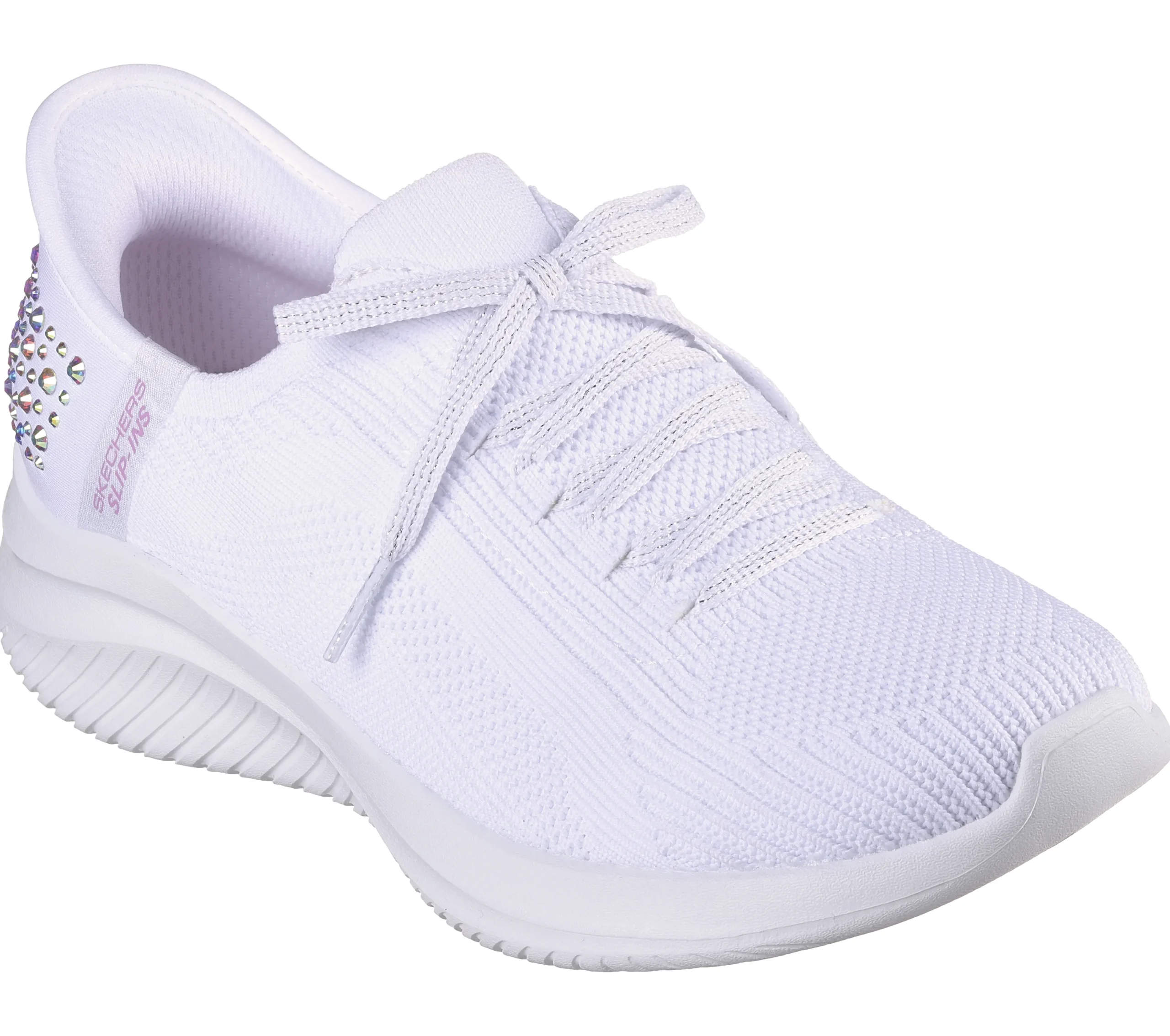 SKECHERS Slip-ins: Ultra Flex 3.0 - Shining Glitz>Mujer Sin Cordones|Hands Free Slip-Ins