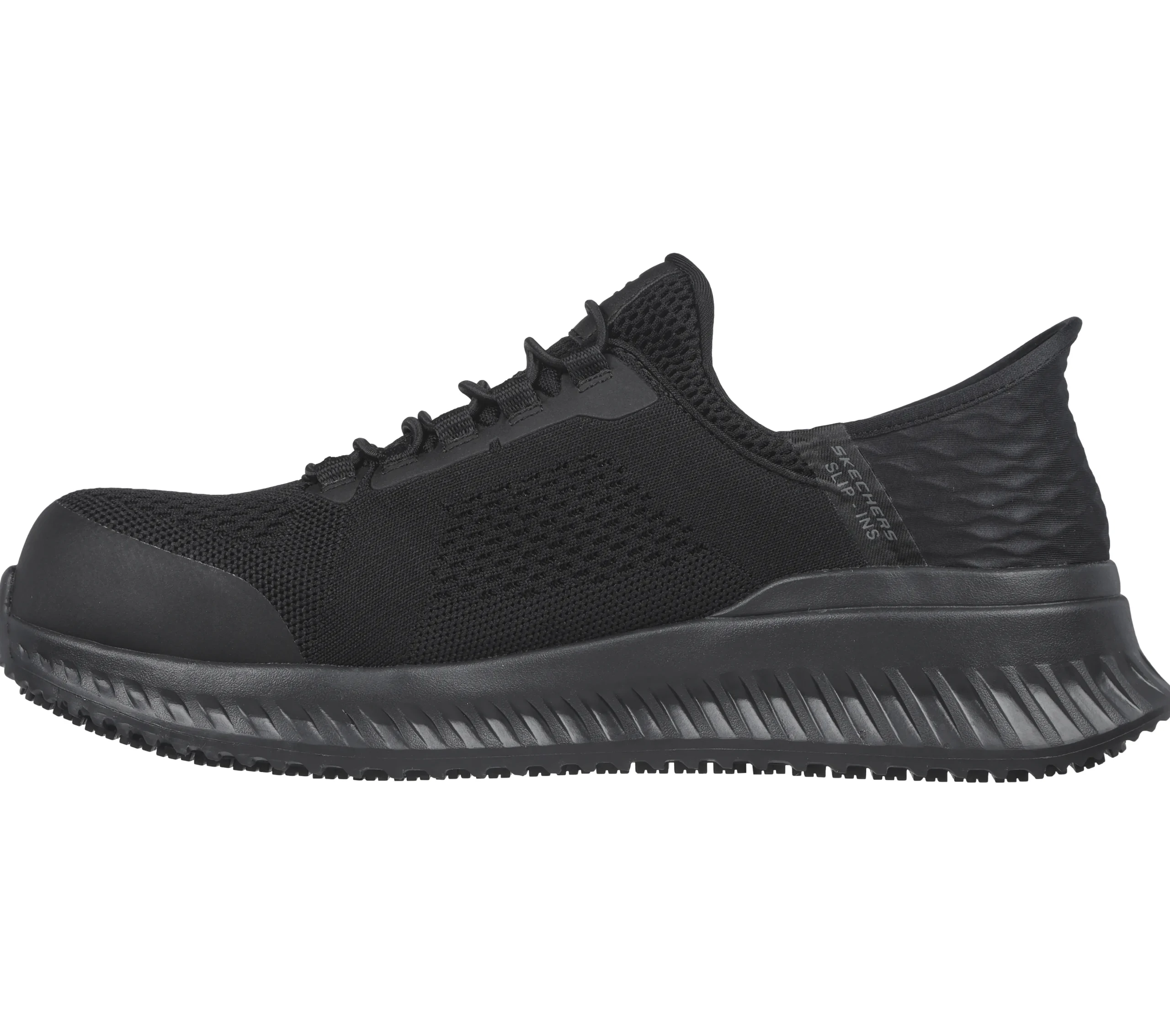 SKECHERS Slip-ins Work: Tilido - Fletchit CT>Hombre Sin Cordones|Hands Free Slip-Ins