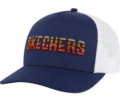 SKECHERS Textured Logo Trucker Hat>Hombre Accesorios