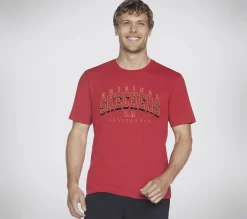 SKECHERS University Tee>Hombre Partes De Arriba|Partes De Arriba