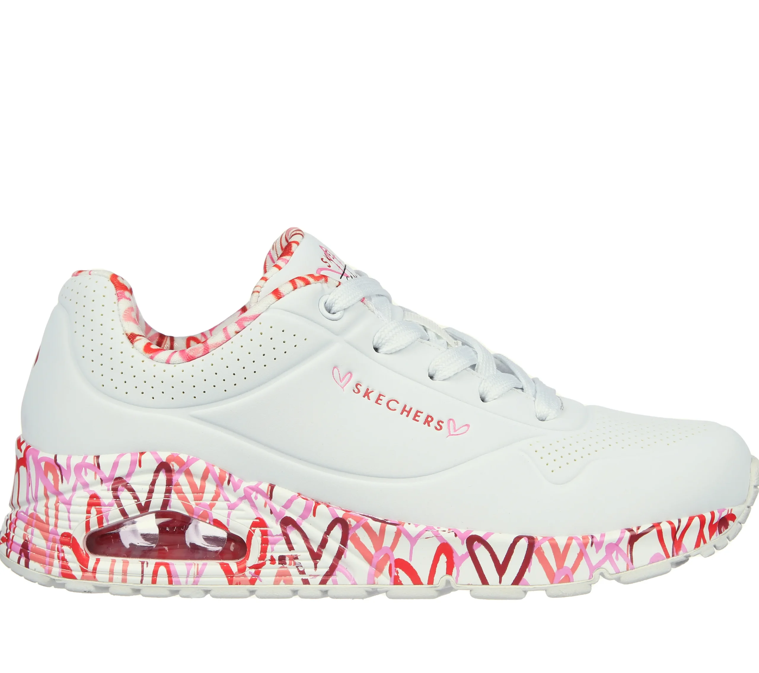 SKECHERS X JGoldcrown: Uno - Loving Love>Mujer Zapatillas De Deporte|Con Cordones