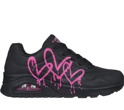SKECHERS X JGoldcrown: Uno - Dripping In Love>Mujer Con Cordones|Zapatillas Casual