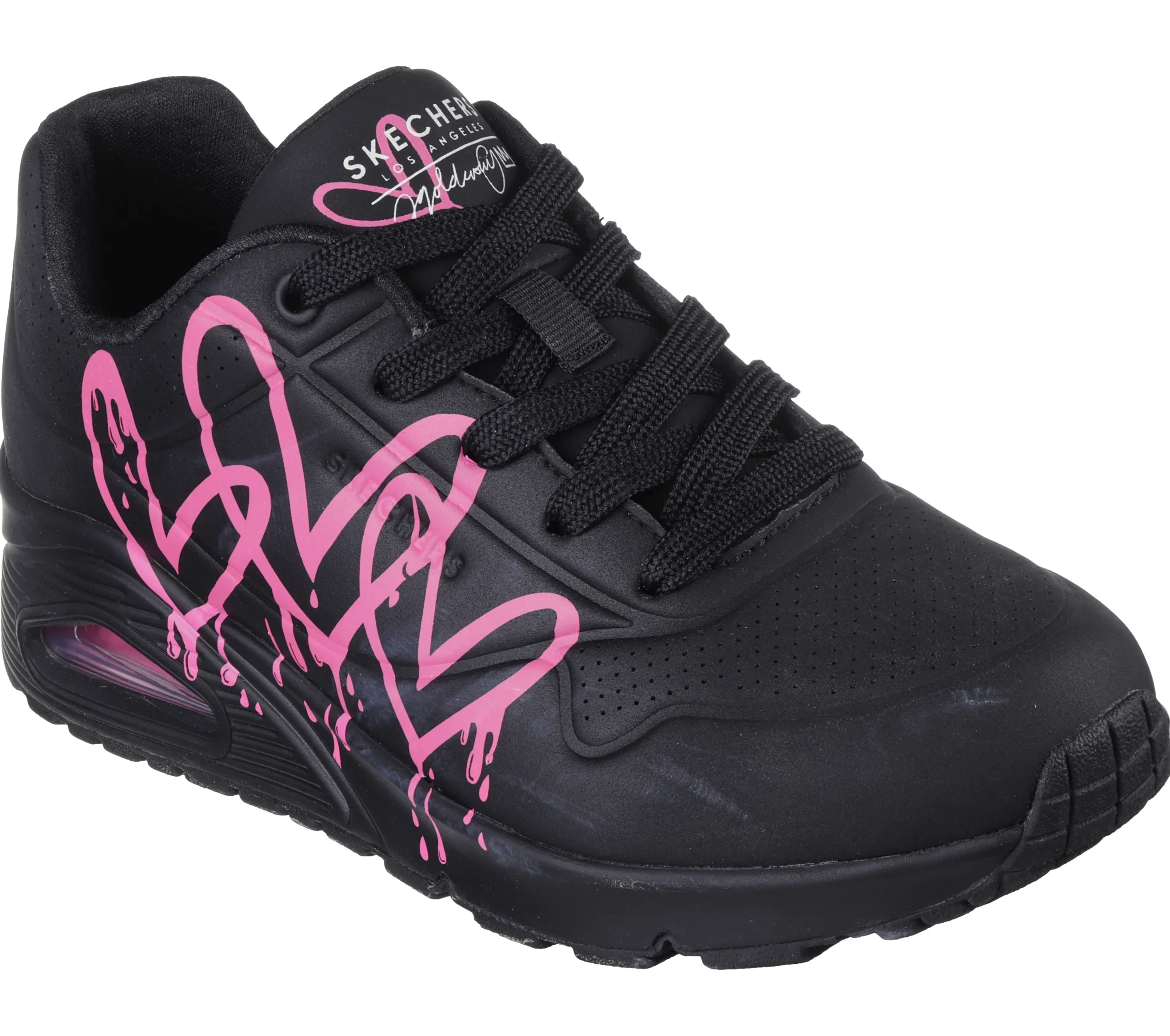 SKECHERS X JGoldcrown: Uno - Dripping In Love>Mujer Con Cordones|Zapatillas Casual