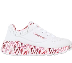 SKECHERS X JGoldcrown: Uno Lite - Lovely Luv>Niños Con Cordones|Zapatillas