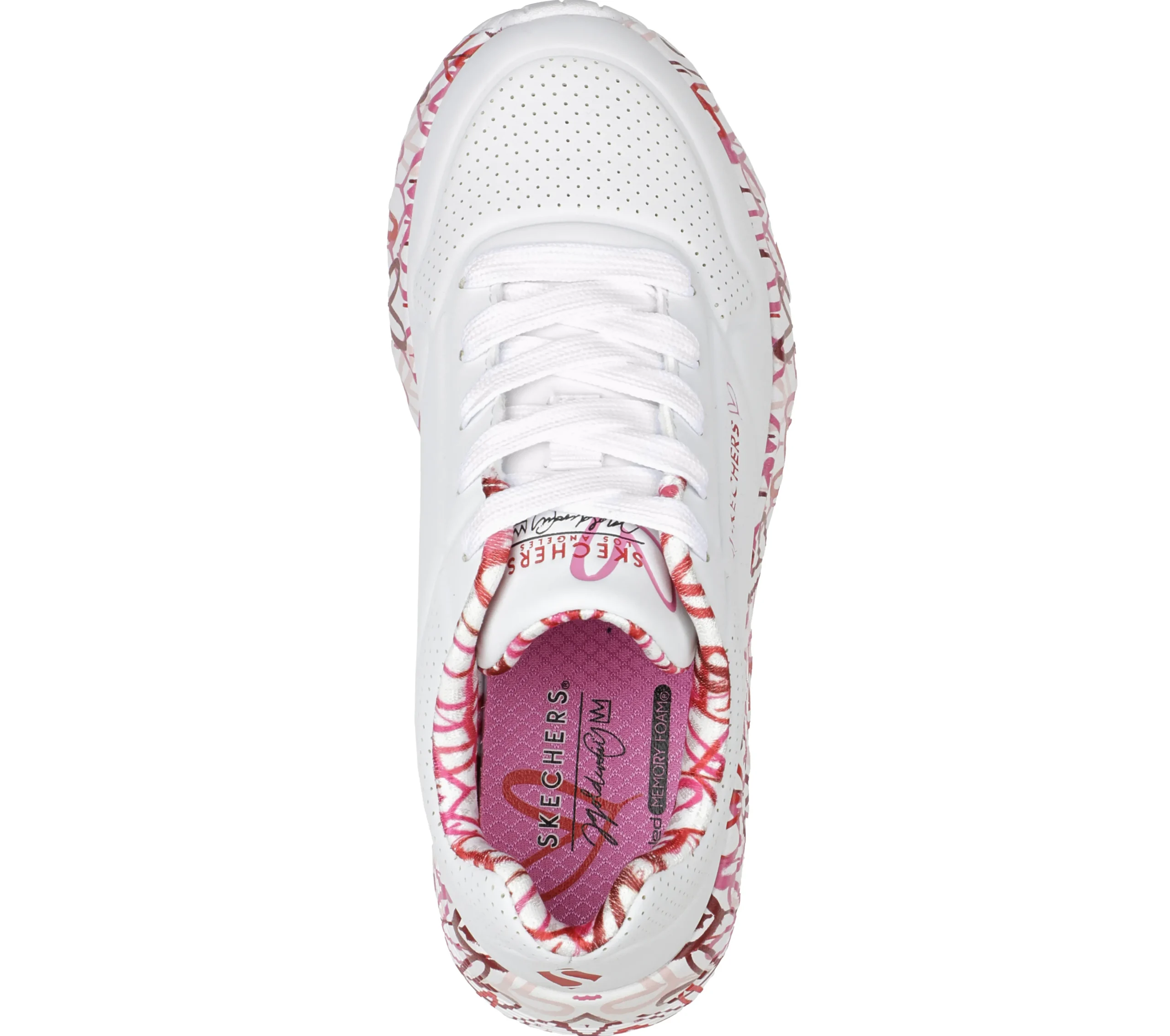 SKECHERS X JGoldcrown: Uno Lite - Lovely Luv>Niños Con Cordones|Zapatillas