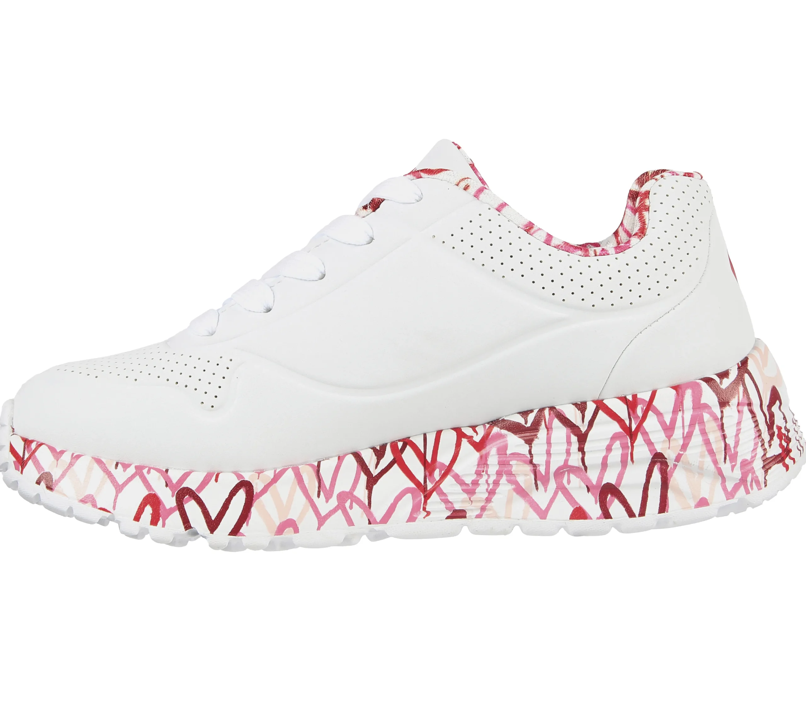 SKECHERS X JGoldcrown: Uno Lite - Lovely Luv>Niños Con Cordones|Zapatillas