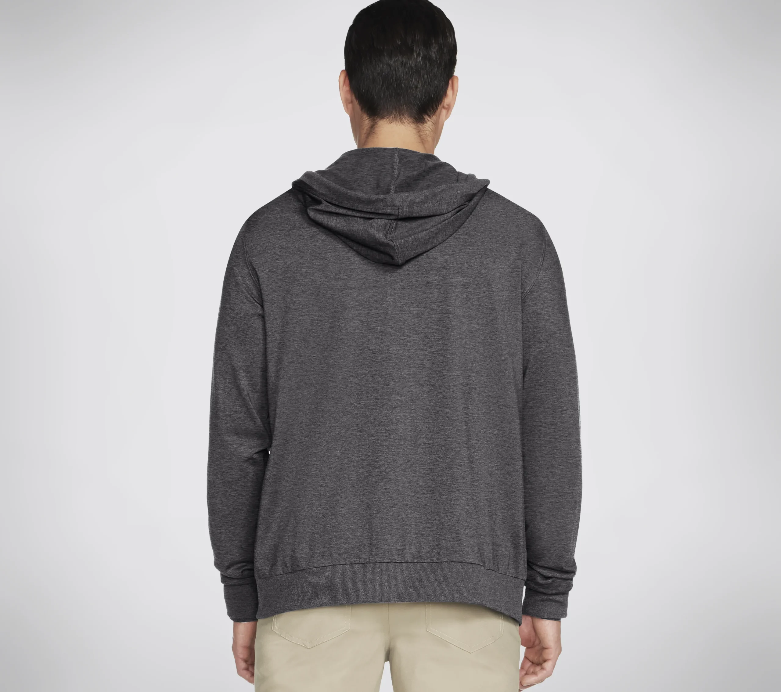 SKECHERS SKECH-KNITS ULTRA GO Full Zip Hoodie>Hombre Partes De Arriba|Partes De Arriba