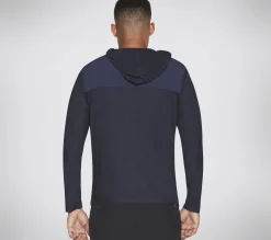 SKECHERS SKECH-KNITS ULTRA GO Lite Full Zip Hoodie>Hombre Partes De Arriba|Partes De Arriba