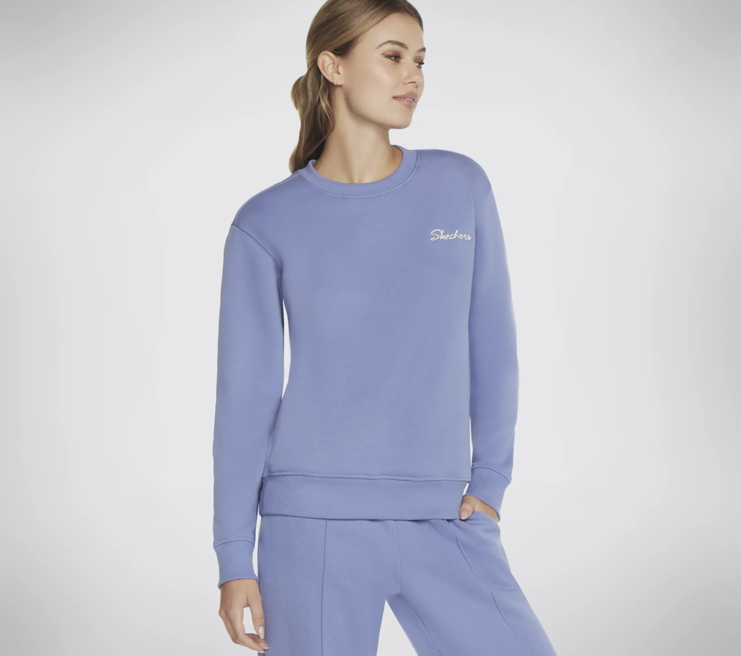 SKECHERS SKECH-SWEATS Signature Pullover Crew>Mujer Tops Y Partes De Arriba|Tops Y Partes De Arriba