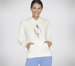SKECHERS SKECH-SWEATS Watercolor Diamond Pullover Hoodie>Mujer Tops Y Partes De Arriba|Tops Y Partes De Arriba