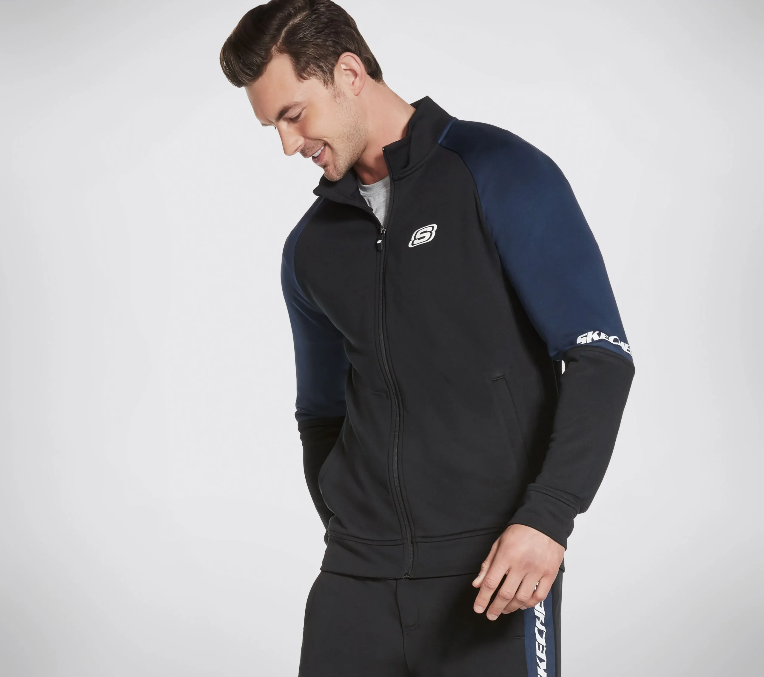 SKECHERS SkechTech Full Zip Jacket>Hombre Partes De Arriba|Partes De Arriba