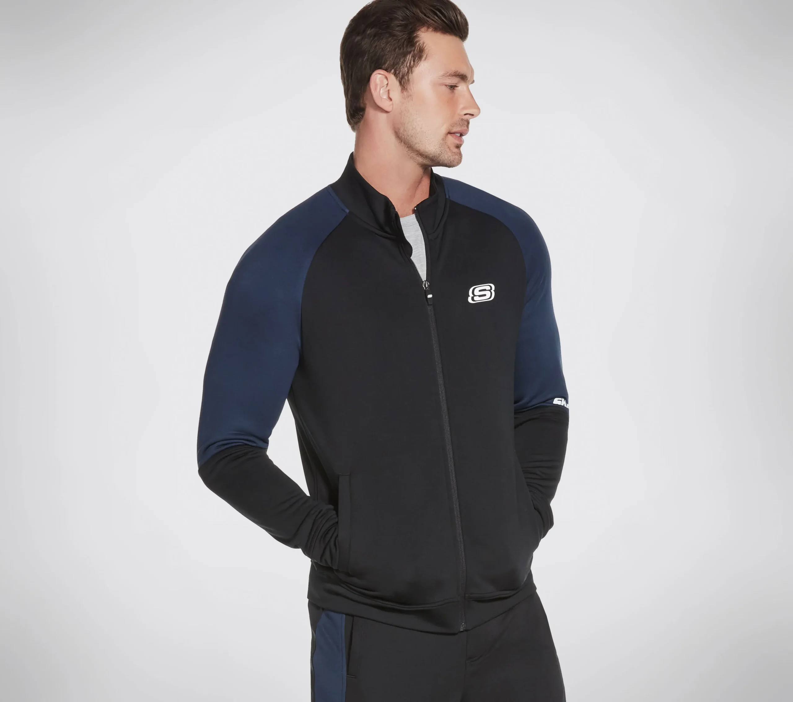 SKECHERS SkechTech Full Zip Jacket>Hombre Partes De Arriba|Partes De Arriba