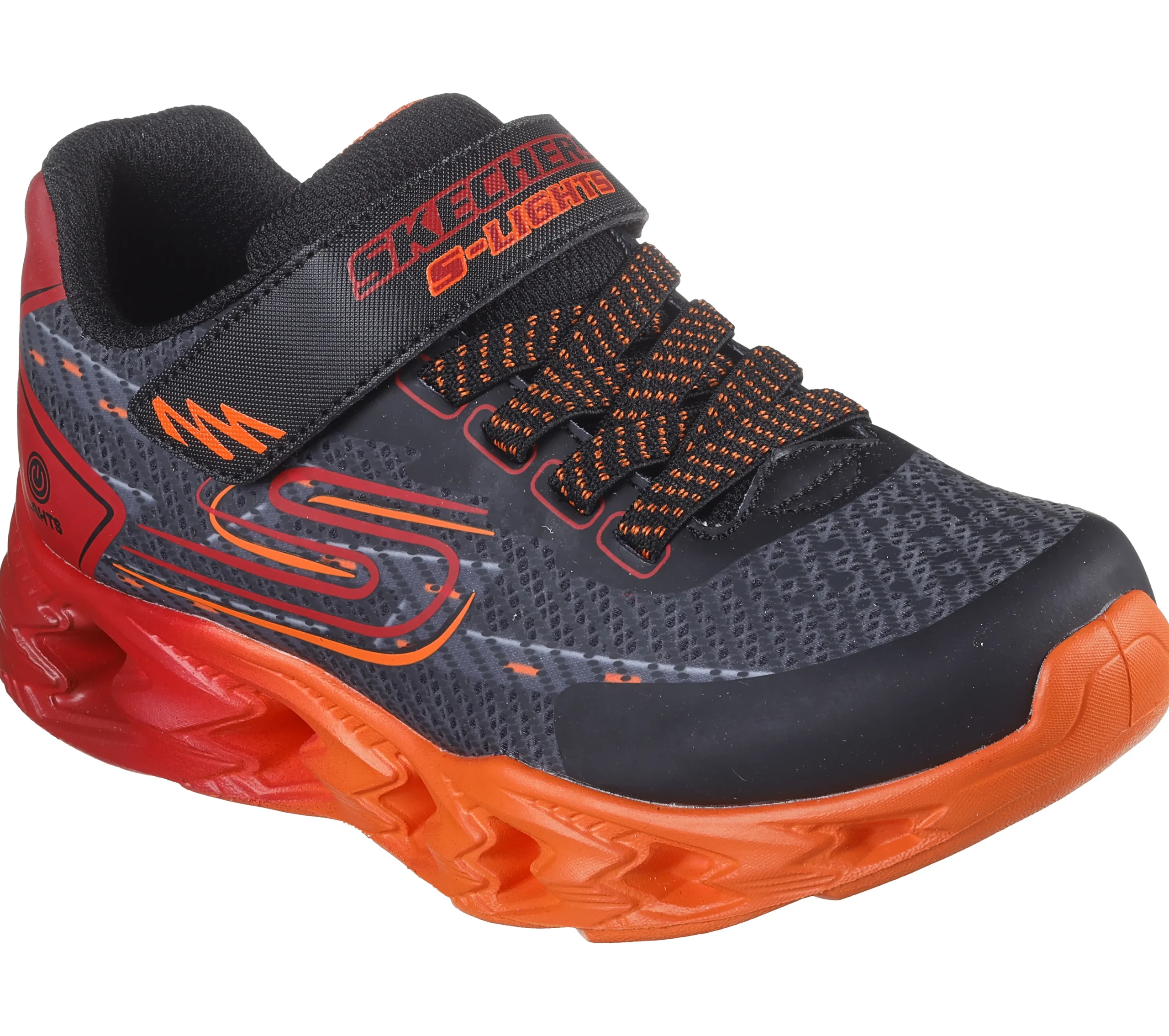 SKECHERS S-Lights: Vortex 2.0 - Quantroid>Niños Sin Cordones|Con Luces